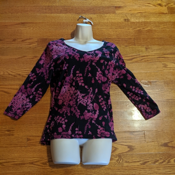 St. John's Bay Tops - St John's Bay 3/4 sleeve top size womens large